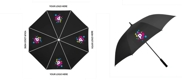 4 Panel Printed Umbrella