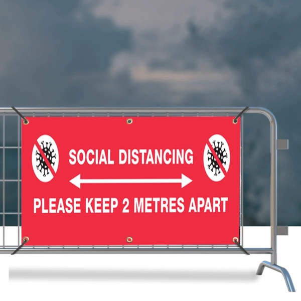 Mesh Banner - Social Distancing