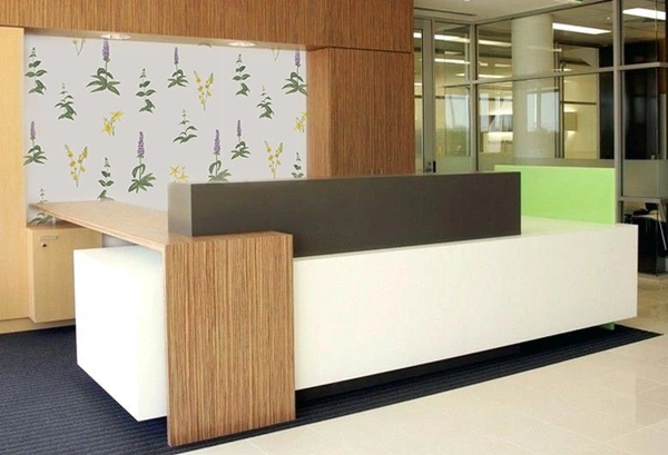 Reception Area Custom Design Wallpaper